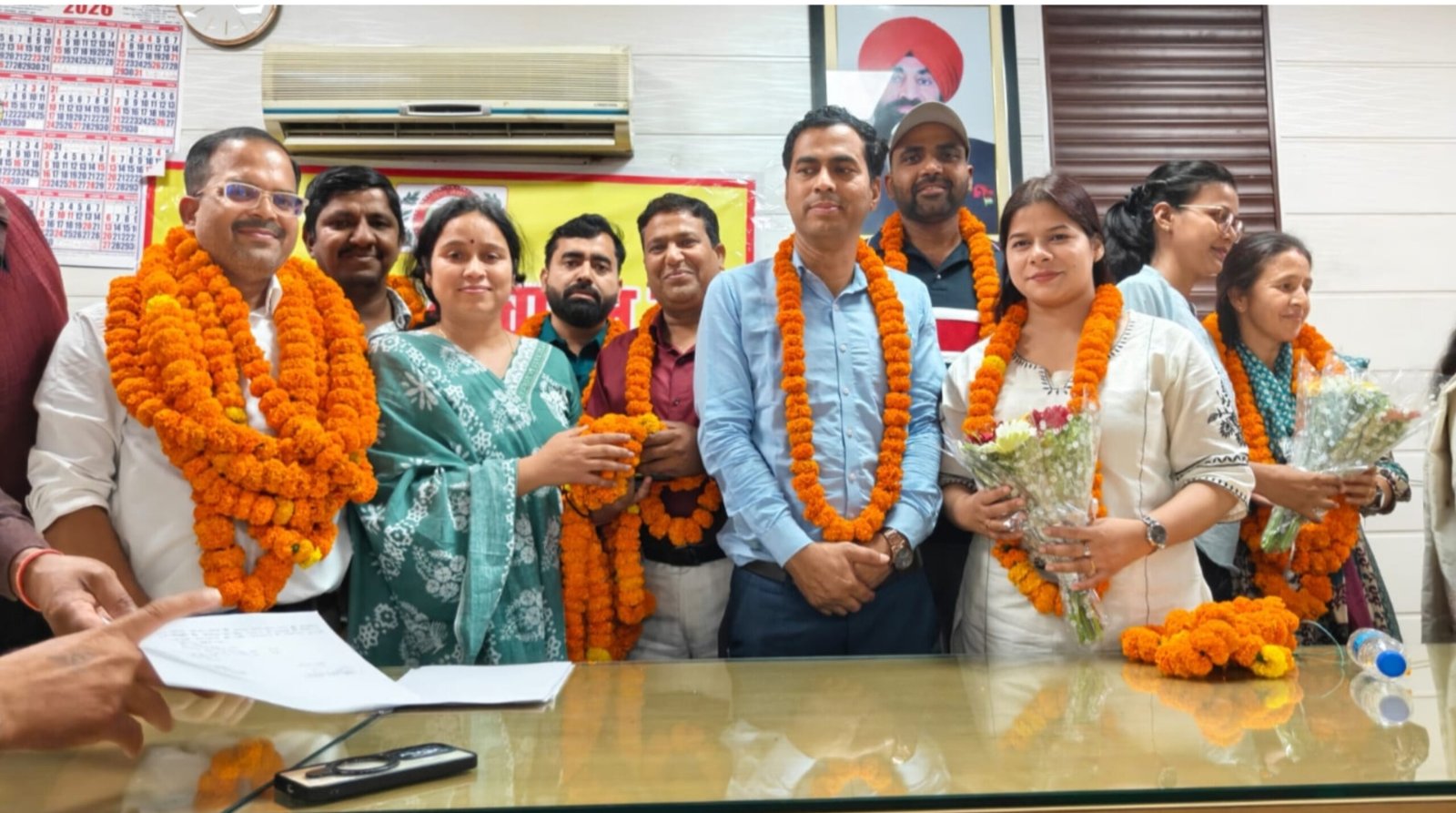 जिला कार्यकारिणी के त्रिवार्षिक चुनाव सम्पन्न, पिंटू कुमार गौतम जिला अध्यक्ष निर्वाचित