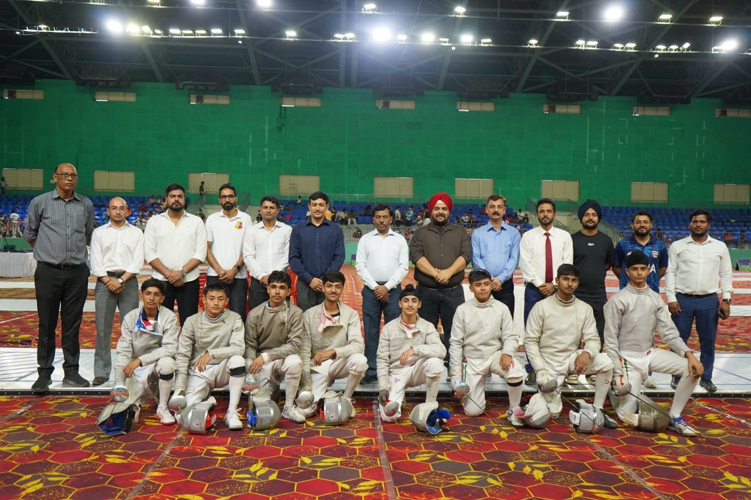 21वीं कैडेट नेशनल फेंसिंग चैंपियनशिप के दूसरे दिन सेबर स्पर्धाओं में खिलाड़ियों ने दिखाया शानदार प्रदर्शन