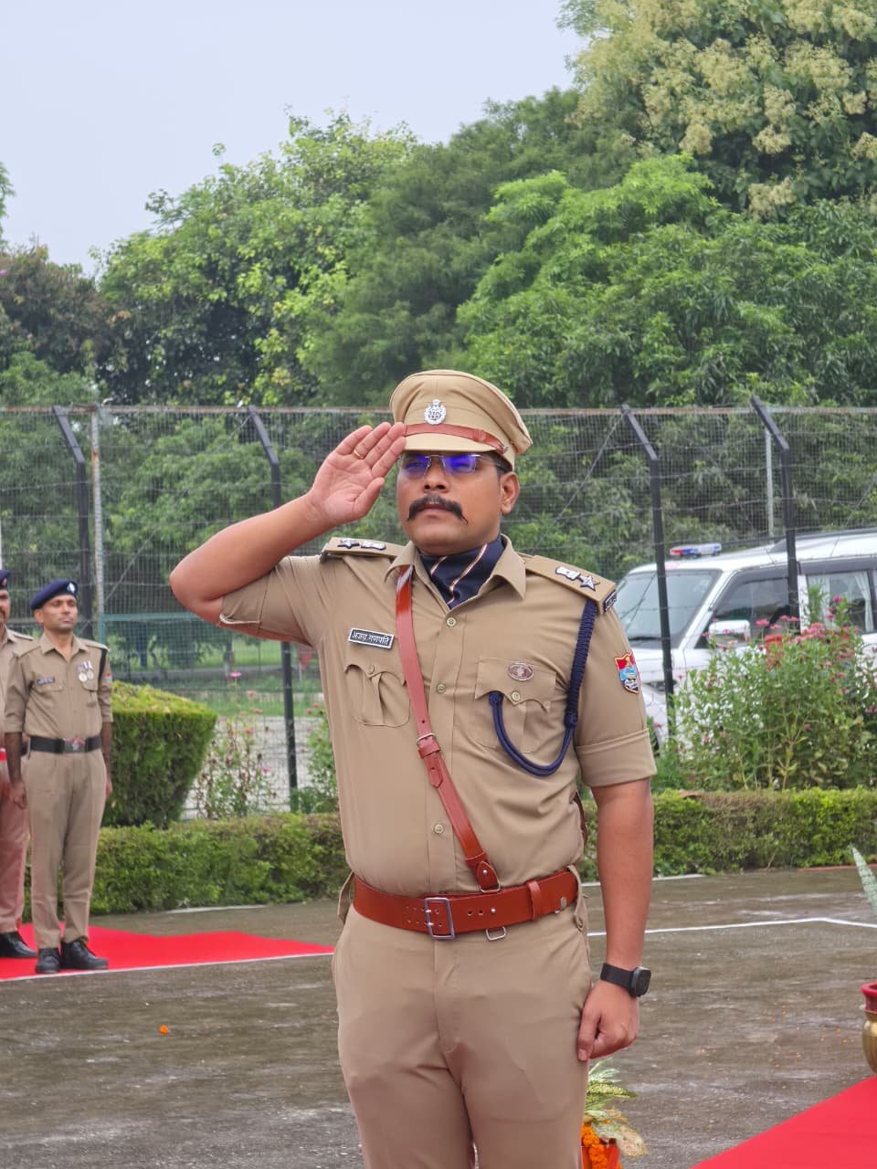 80वें स्वतंत्रता दिवस पर एसएसपी अजय गणपति ने किया ध्वजारोहण