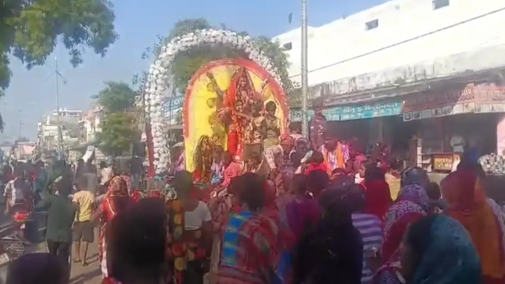 सितारगंज में श्रद्धा और उत्साह के साथ किया गया मां काली की प्रतिमा का विसर्जन
