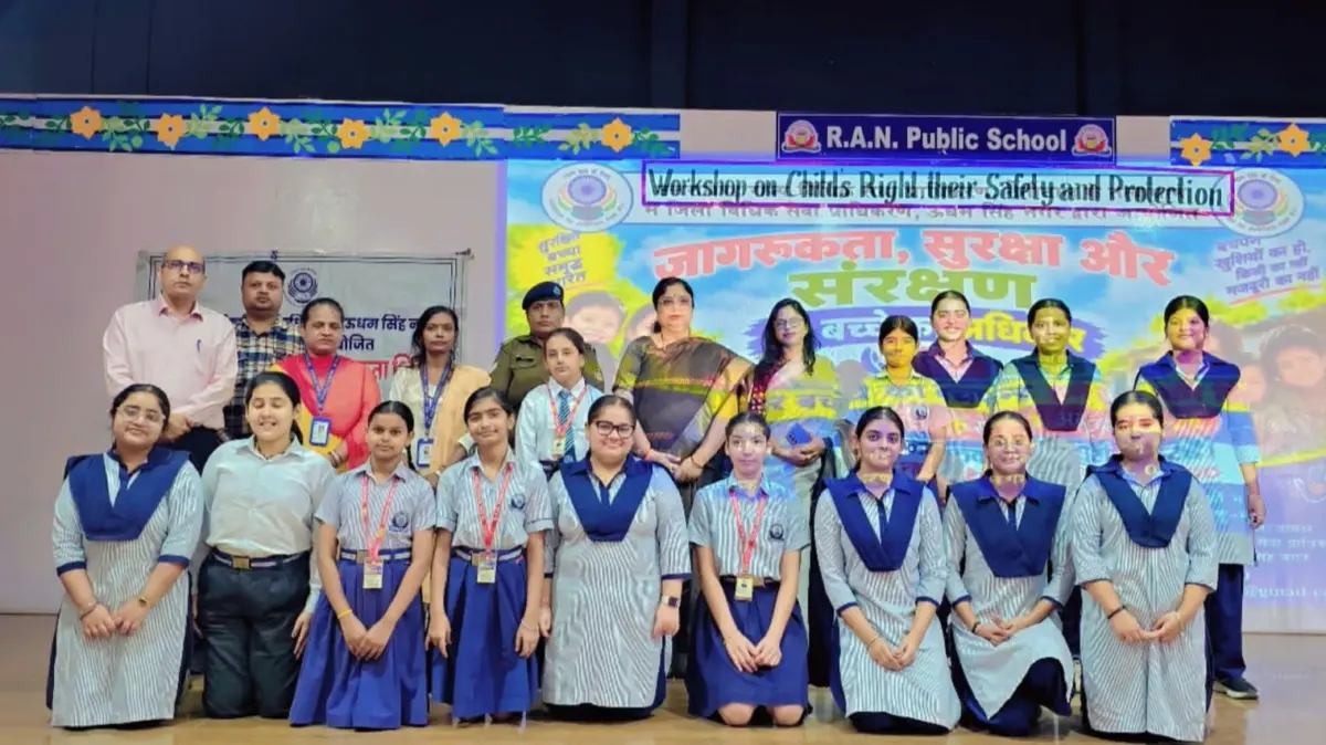रुद्रपुर आरएएन पब्लिक स्कूल में बच्चों के अधिकारों और सुरक्षा को लेकर जागरूकता शिविर आयोजित